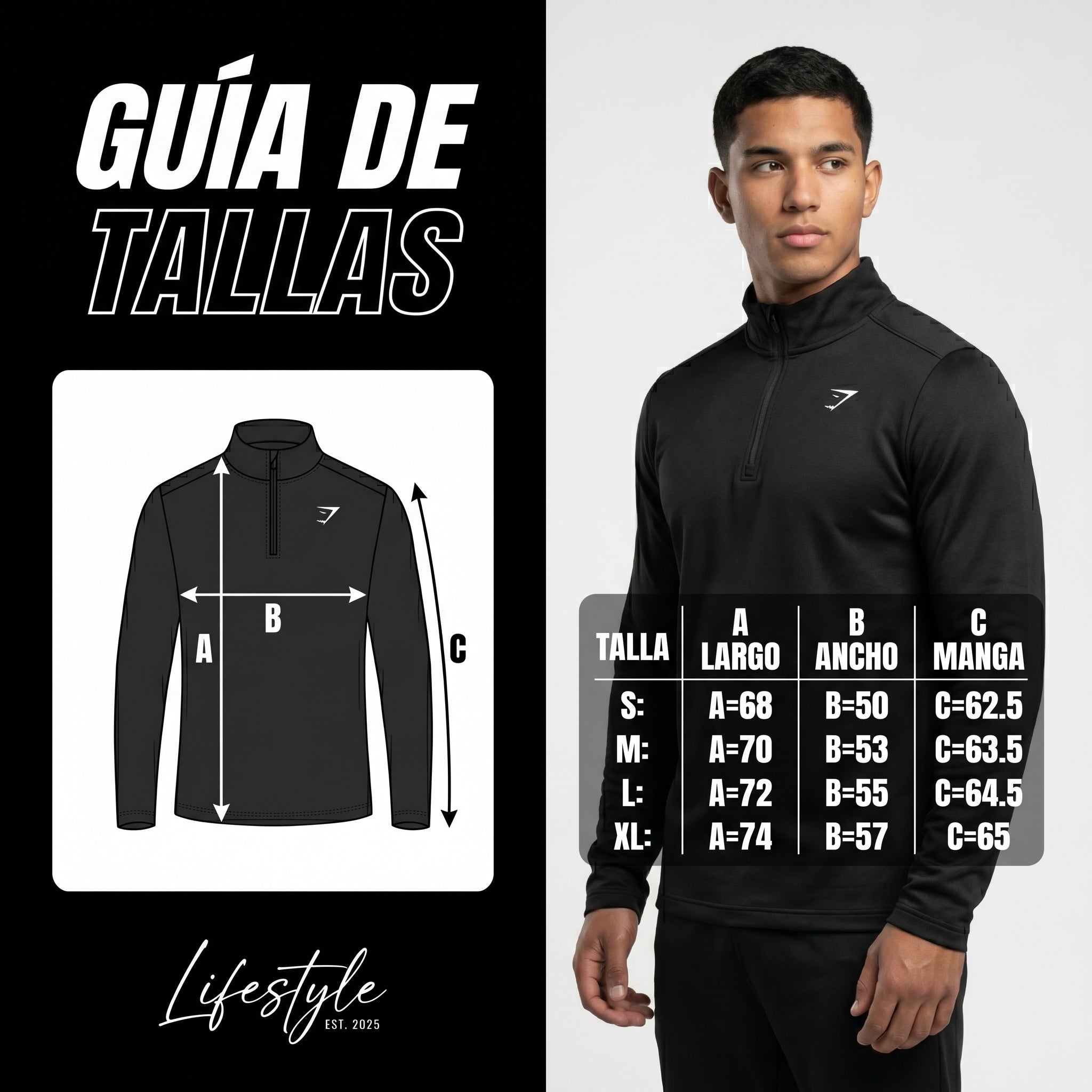 Buzo Gymshark Poliéster