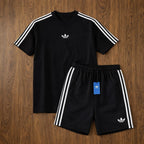 Conjunto Adidas Corto Algodón Oversize