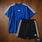 Conjunto Adidas Corto Algodón Oversize